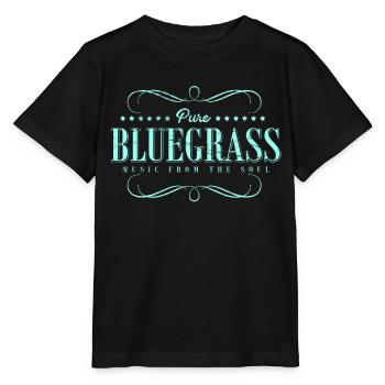 Bluegrass Volksmusik Gitarren Spieler Banjo - Stanley/Stella Kinder T-Shirt MINI CREATOR  - Schwarz - Vorne - Mikhail (115cm)