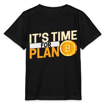 Bitcoin - T-shirt bio MINI CREATOR Stanley/Stella Enfant - noir - Devant - Mikhail (115cm)