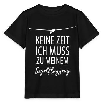 Planeur pilote planeur planeur volant - T-shirt bio MINI CREATOR Stanley/Stella Enfant - noir - Devant - Mikhail (115cm)