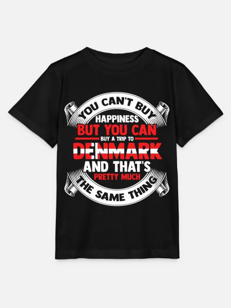 Dänemark Kopenhagen Skandinavien Danish Europa - Stanley/Stella T-shirt MINI CREATOR til børn - sort