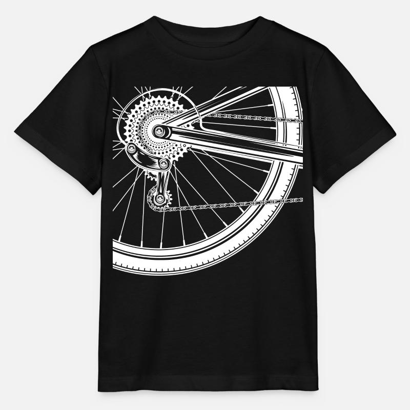 Vélo de course rayons cyclisme - T-shirt bio MINI CREATOR Stanley/Stella Enfant - noir