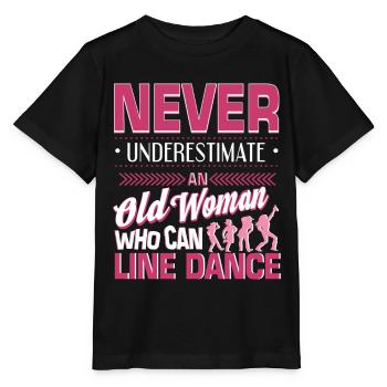 Linedance Western Riverdance Danser idée cadeau - T-shirt bio MINI CREATOR Stanley/Stella Enfant - noir - Devant - Mikhail (115cm)