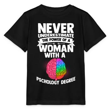 Psychologie femme anthropologie Freud thérapeute - T-shirt bio MINI CREATOR Stanley/Stella Enfant - noir - Devant - Mikhail (115cm)