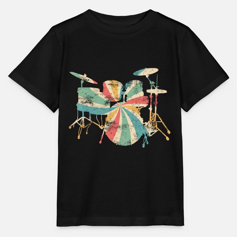 Schlagzeuger Schlagzeug Drummer Drum Sticks Musik - Stanley/Stella Kinder T-Shirt MINI CREATOR  - Schwarz