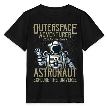 Astronaut Party - astronauts - Stanley/Stella MINI CREATOR Kids’ T-Shirt - black - Front - Mikhail (115cm)