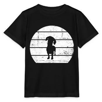 Dackel Dachshund Teckel - Stanley/Stella MINI CREATOR Kids’ T-Shirt - black - Front - Mikhail (115cm)