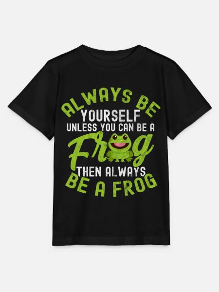 Frosch - Stanley/Stella Kinder T-Shirt MINI CREATOR - Schwarz