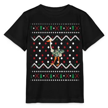 Ugly Christmas - Stanley/Stella MINI CREATOR Kids’ T-Shirt - black - Front - Mikhail (115cm)
