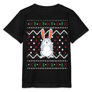 Ugly Christmas - Stanley/Stella MINI CREATOR Kids’ T-Shirt - black - Front - Mikhail (115cm)