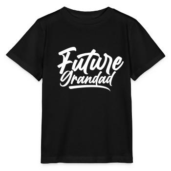 Futur grand-père petits-enfants grand-père grand-père grand-père - T-shirt bio MINI CREATOR Stanley/Stella Enfant - noir - Devant - Mikhail (115cm)