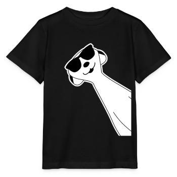 Suricate drôle avec des lunettes de soleil - T-shirt bio MINI CREATOR Stanley/Stella Enfant - noir - Devant - Mikhail (115cm)