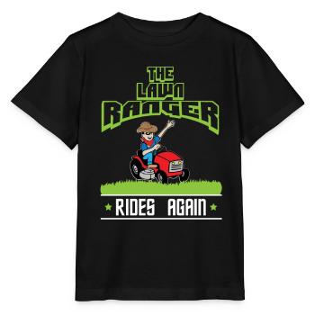 The Lawn Ranger Rides Again - Stanley/Stella Kinder T-Shirt MINI CREATOR  - Schwarz - Vorne - Mikhail (115cm)