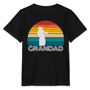 Fishing Gifts For GRANDAD - Stanley/Stella MINI CREATOR Kids’ T-Shirt - black - Front - Mikhail (115cm)