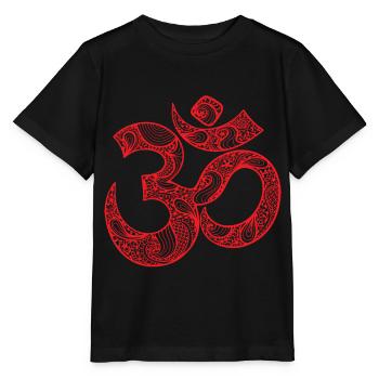 Bouddhisme Zen Symbol GOA Techno - T-shirt bio MINI CREATOR Stanley/Stella Enfant - noir - Devant - Mikhail (115cm)