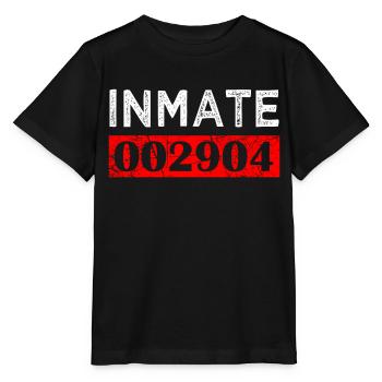 Déguisement de prisonnier drôle de prison de détenu - T-shirt bio MINI CREATOR Stanley/Stella Enfant - noir - Devant - Mikhail (115cm)