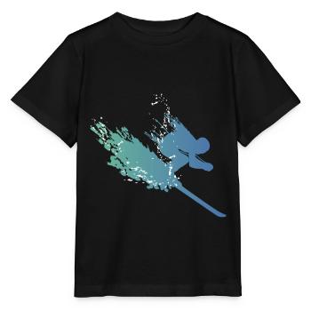 skifahren wintersport ski skiurlaub skifahrer wint - Stanley/Stella Kinder T-Shirt MINI CREATOR  - Schwarz - Vorne - Mikhail (115cm)