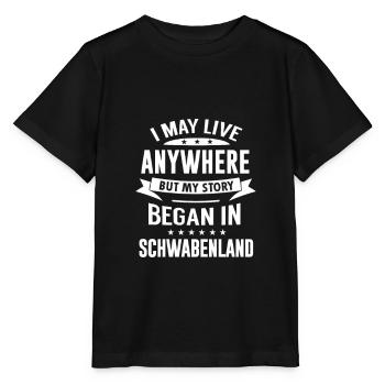 Schwabenland Story Bayern Schwarzwald - Stanley/Stella Kinder T-Shirt MINI CREATOR  - Schwarz - Vorne - Mikhail (115cm)