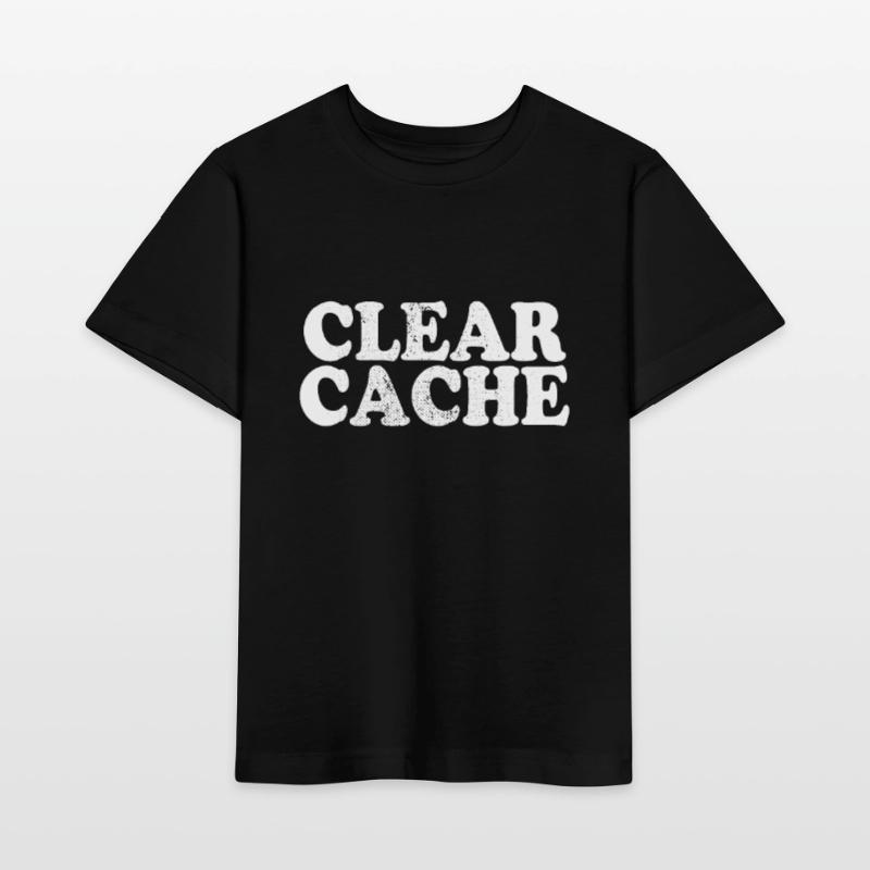 Clear Cache Programmierer Nerd Geek Geschenk Cache Stanley/Stella Kinder T-Shirt MINI CREATOR 