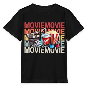 Film - T-shirt bio MINI CREATOR Stanley/Stella Enfant - noir - Devant - Mikhail (115cm)