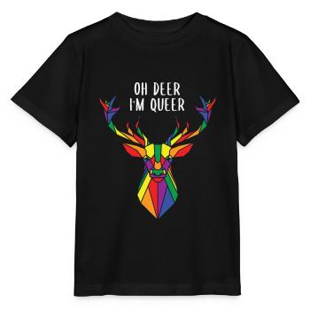 LGBT Design für eine Homosexuell - Stanley/Stella Kinder T-Shirt MINI CREATOR  - Schwarz - Vorne - Mikhail (115cm)