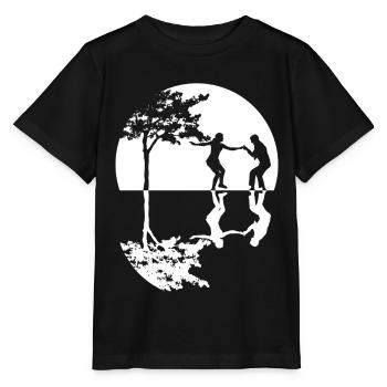 Boogie Woogie Dance Moon miroir - T-shirt bio MINI CREATOR Stanley/Stella Enfant - noir - Devant - Mikhail (115cm)