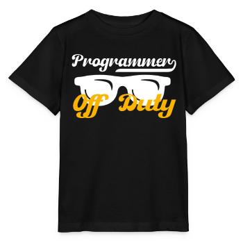 Cadeau de matériel informatique informatique - T-shirt bio MINI CREATOR Stanley/Stella Enfant - noir - Devant - Mikhail (115cm)
