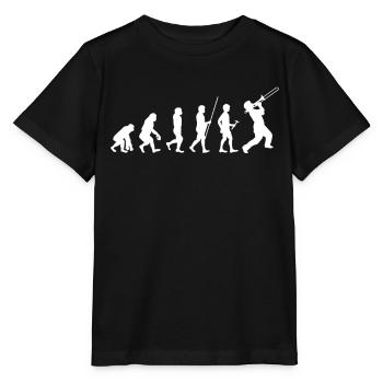Posaune Evolution Posaunist Konzert - Stanley/Stella Kinder T-Shirt MINI CREATOR  - Schwarz - Vorne - Mikhail (115cm)