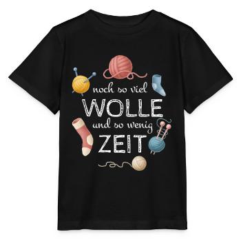 Netter Strickmuster Spruch für Großmütter Geschenk - Stanley/Stella Kinder T-Shirt MINI CREATOR  - Schwarz - Vorne - Mikhail (115cm)