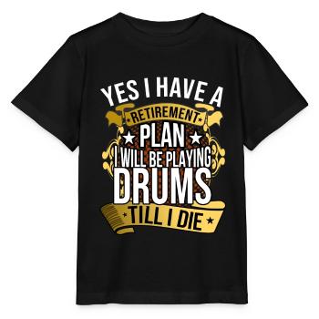 Tambours - T-shirt bio MINI CREATOR Stanley/Stella Enfant - noir - Devant - Mikhail (115cm)