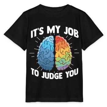 Psychologe - Stanley/Stella Kinder T-Shirt MINI CREATOR  - Schwarz - Vorne - Mikhail (115cm)