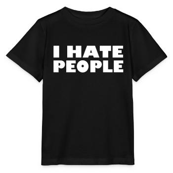 I HATE PEOPLE - Stanley/Stella MINI CREATOR Kids’ T-Shirt - black - Front - Mikhail (115cm)