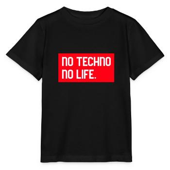 Techno Techno Festival Musique techno profonde - T-shirt bio MINI CREATOR Stanley/Stella Enfant - noir - Devant - Mikhail (115cm)