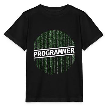 Codage du programmeur programmeur - T-shirt bio MINI CREATOR Stanley/Stella Enfant - noir - Devant - Mikhail (115cm)