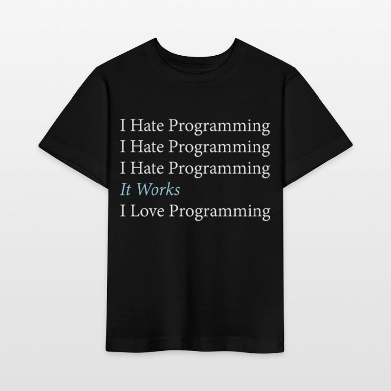 Je déteste le codage du programmeur de programmation T-shirt bio MINI CREATOR Stanley/Stella Enfant