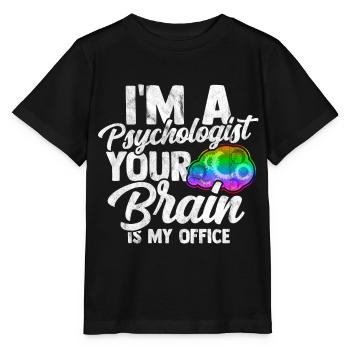 Psychologe Therapeut gehirn Psyche Freud - Stanley/Stella Kinder T-Shirt MINI CREATOR  - Schwarz - Vorne - Mikhail (115cm)