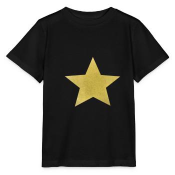 Star, Starry, Sky, Nature, Celestial - Stanley/Stella MINI CREATOR Kids’ T-Shirt - black - Front - Mikhail (115cm)