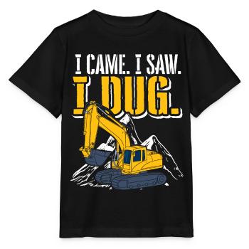Bagger - Stanley/Stella Kinder T-Shirt MINI CREATOR  - Schwarz - Vorne - Mikhail (115cm)