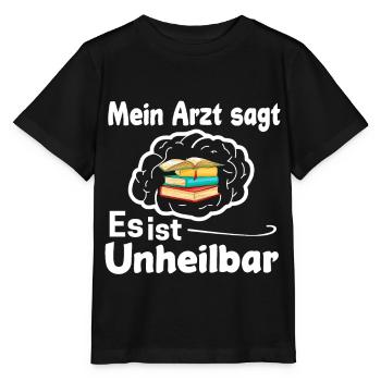 Buch - Stanley/Stella Kinder T-Shirt MINI CREATOR  - Schwarz - Vorne - Mikhail (115cm)