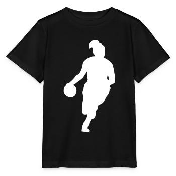 Basketball player - Stanley/Stella MINI CREATOR Kids’ T-Shirt - black - Front - Mikhail (115cm)