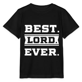 Bester Lord ever - Familiennamen Geschenk - Stanley/Stella Kinder T-Shirt MINI CREATOR  - Schwarz - Vorne - Mikhail (115cm)