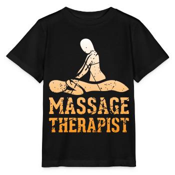 Massage therapist massage therapy - Stanley/Stella MINI CREATOR Kids’ T-Shirt - black - Front - Mikhail (115cm)