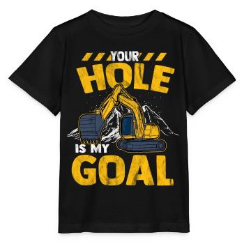 Bagger - Stanley/Stella Kinder T-Shirt MINI CREATOR  - Schwarz - Vorne - Mikhail (115cm)