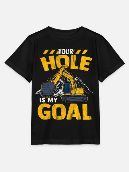 Bagger - Stanley/Stella Kinder T-Shirt MINI CREATOR  - Schwarz