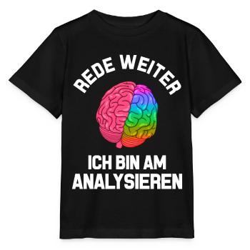 Psychologe - Stanley/Stella Kinder T-Shirt MINI CREATOR  - Schwarz - Vorne - Mikhail (115cm)