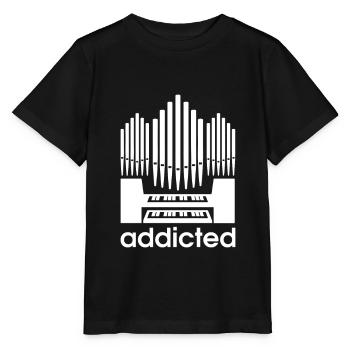 Orgue Église Joueur d'orgue Piano Musicien - T-shirt bio MINI CREATOR Stanley/Stella Enfant - noir - Devant - Mikhail (115cm)