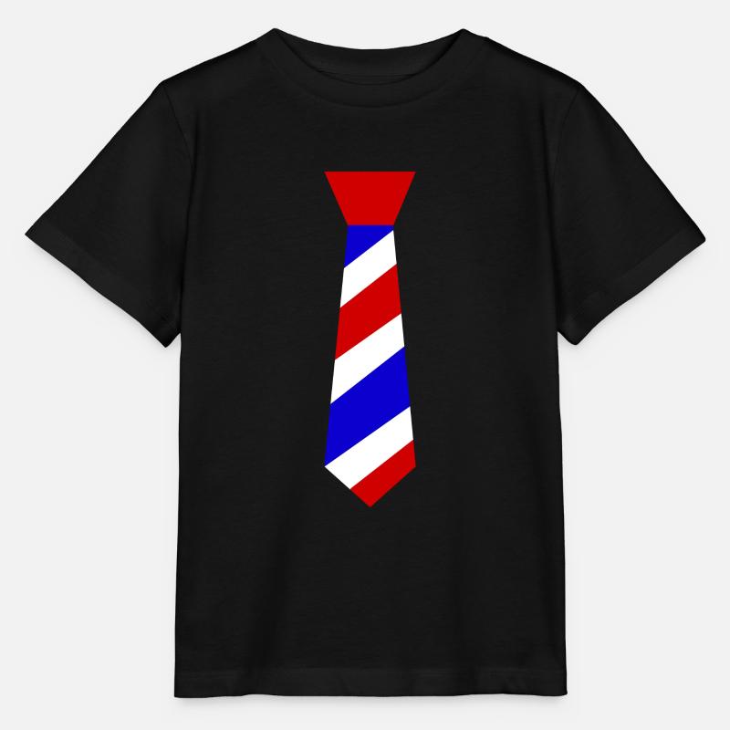 Cravate de barbier - T-shirt bio MINI CREATOR Stanley/Stella Enfant - noir