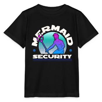 Sécurité sirène - T-shirt bio MINI CREATOR Stanley/Stella Enfant - noir - Devant - Mikhail (115cm)
