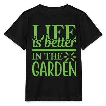 Gardening gardening gardening gardener - Stanley/Stella MINI CREATOR Kids’ T-Shirt - black - Front - Mikhail (115cm)