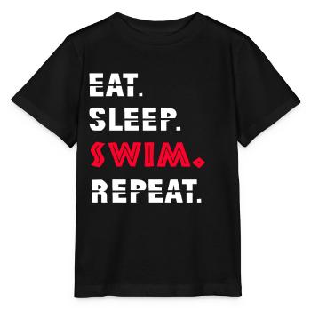 swim - Stanley/Stella MINI CREATOR Kids’ T-Shirt - black - Front - Mikhail (115cm)