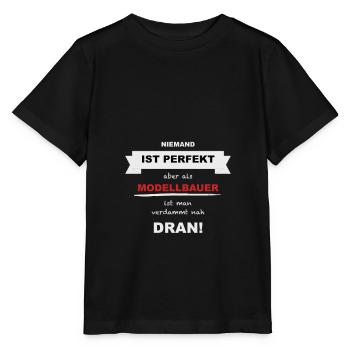 Modellbauer Modellbau Hobbybastler - Stanley/Stella Kinder T-Shirt MINI CREATOR  - Schwarz - Vorne - Mikhail (115cm)